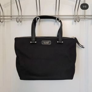 Kate Spade Black Nylon Mini Tote